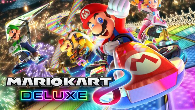 Mario Kart is a fun racing game that kids and adults will enjoy alike