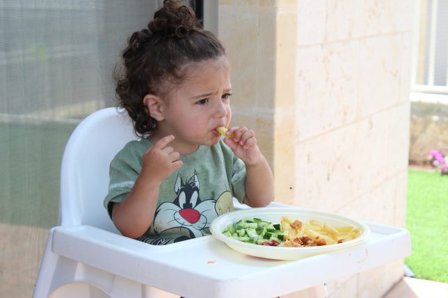 good eating habits for children - It can take a while until your kid learns how to use cutlery