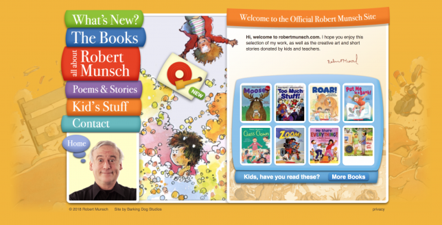 Free Audiobooks for Kids - Robert Munsch Website
