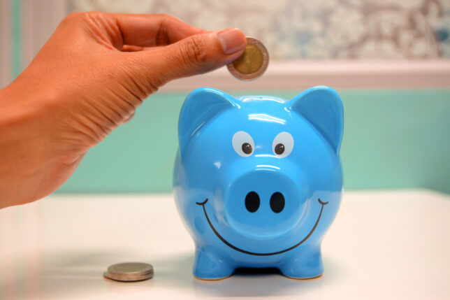 a piggy bank is a great place to start learning how to save money as a kid